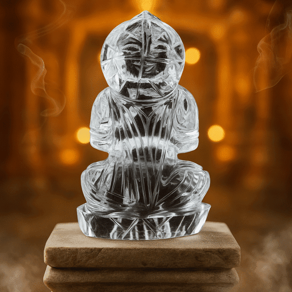 Natural Quartz Sphatik Lakshmi