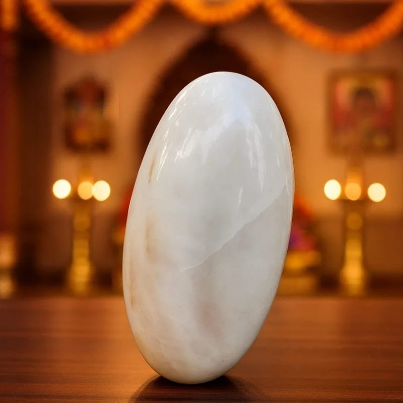 Milkey Himalayan Sphatik Lingam