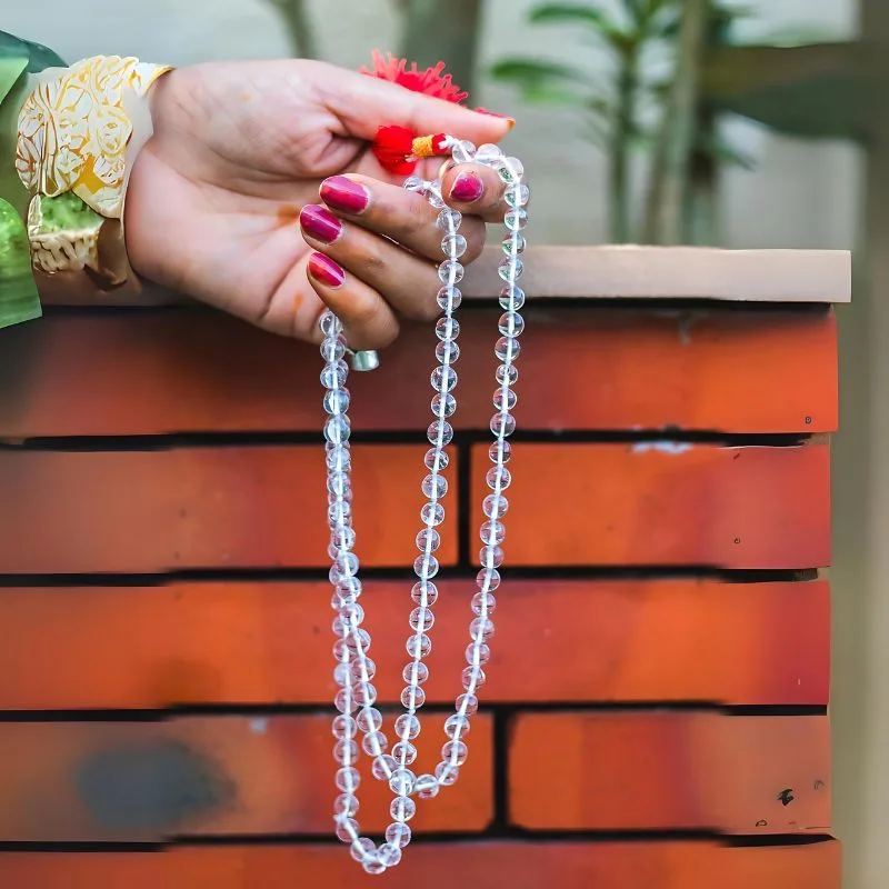 Quartz Crystal Mala