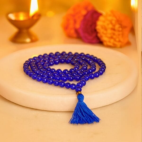 Royal Blue Hakik Mala