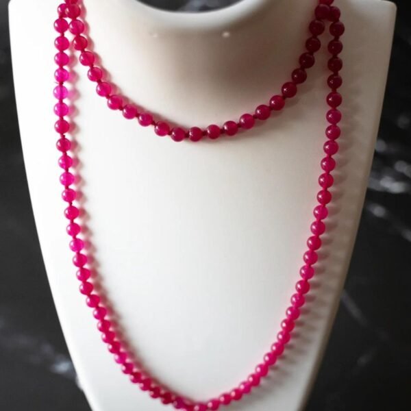 pink rosary mala