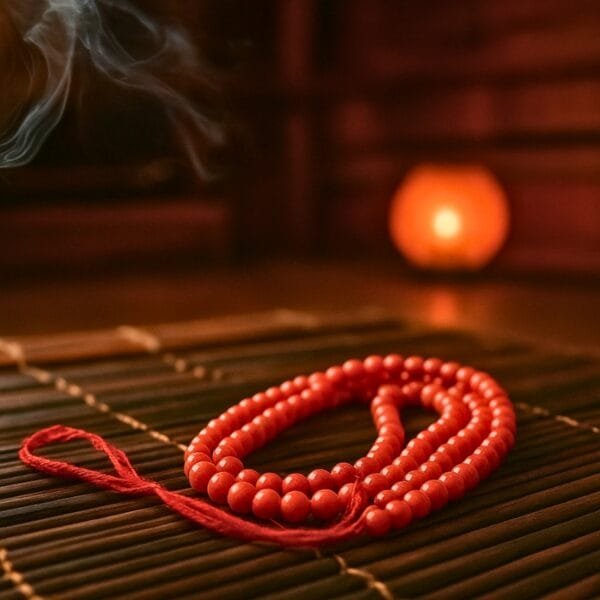 Natural Red Coral Mala